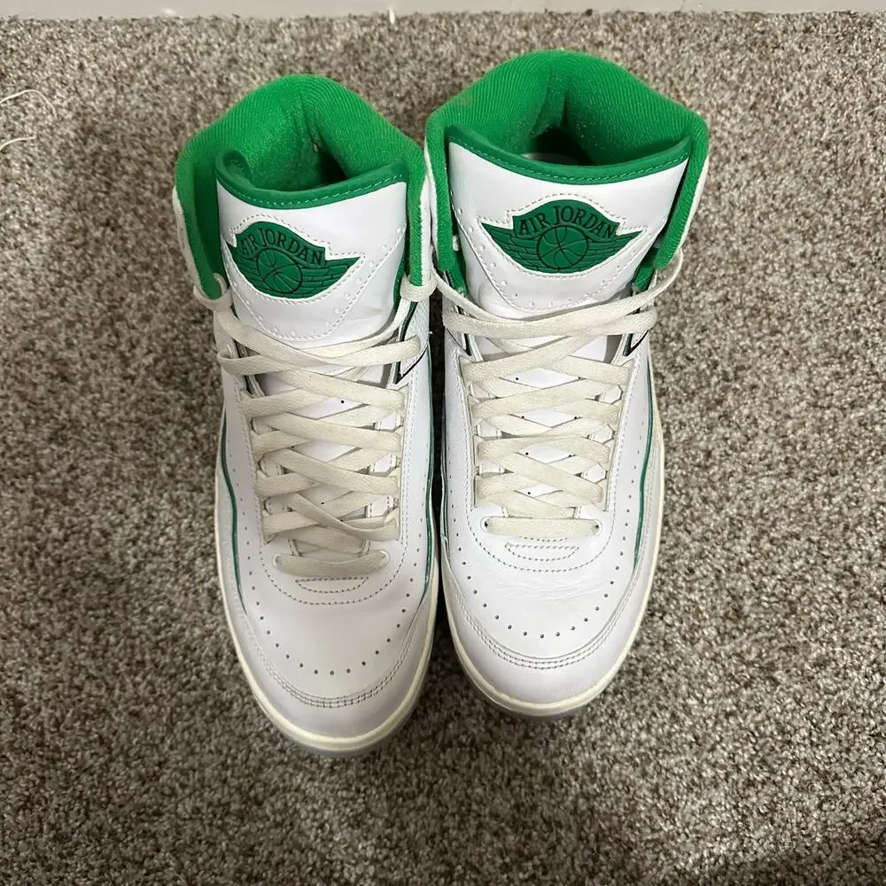 NIKE Men's Air Jordan 2 Retro Lucky Green Shoes Size 10.5 - Picture 11 of 11